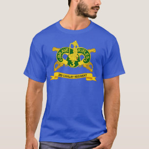 3rd Cavalry Regiment w Br Ribbon T-Shirt