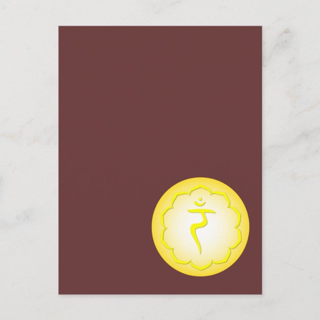 3rd Chakra - Manipura Postcard (Front)