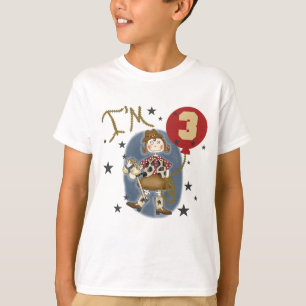 3rd Cowgirl Birthday Tshirts and Gifts