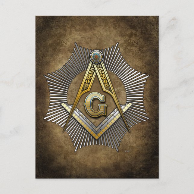 3rd Degree: Master Mason Postcard (Front)