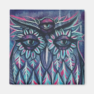 3rd Eye Owl Magnet