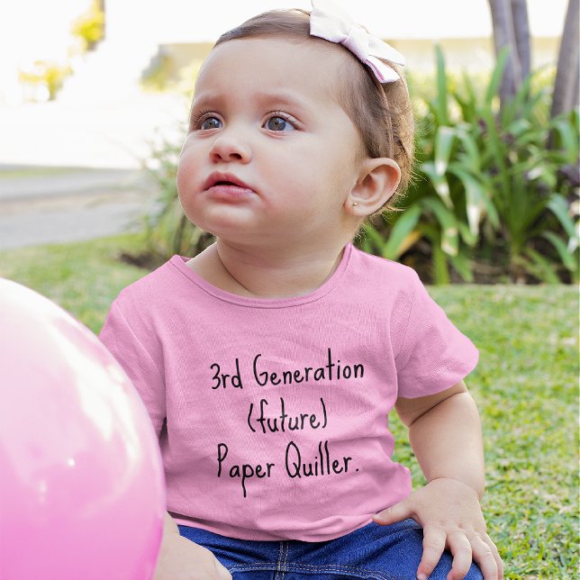 3rd Generation (future) Quiller, Pink Fine Jersey Baby T-Shirt (Creator Uploaded)