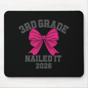 3rd Grade Bow 2026 Third Grade Graduation Mouse Pad