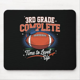 3rd Grade Complete Time To Level Up Footll Last Da Mouse Pad