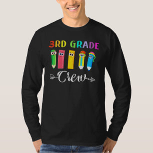 3rd Grade Crew Cool First Day Of School Student Te T-Shirt