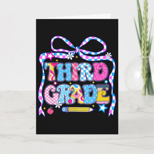 3rd Grade For Boys Girls Teacher Third Grade Ck To Card