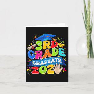 3rd Grade Graduate 2025 Last Day Of School Boy Gir Card