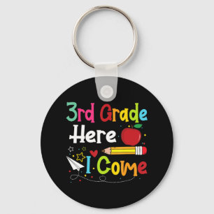 3rd Grade Here I Come Teacher Back To School Boys  Key Ring