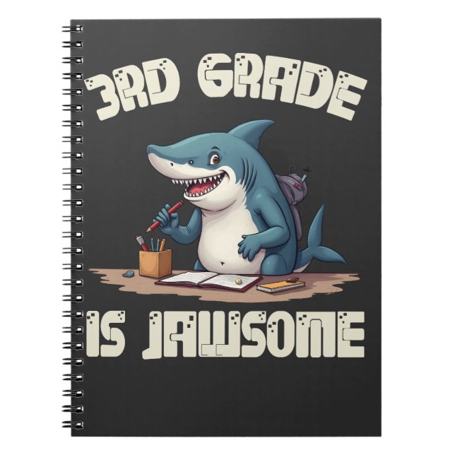 3rd Grade is Jawsome Notebook (Front)