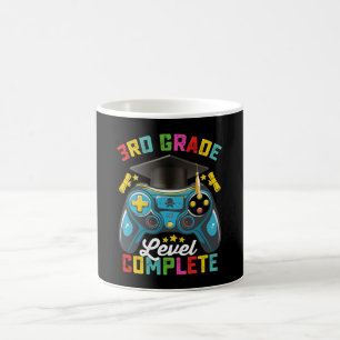 3rd Grade Level Complete Graduation Gaming Gamer Coffee Mug