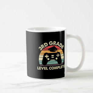 3rd Grade Level Complete Graduation Gift For Gamer Coffee Mug