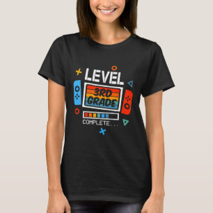 3rd Grade Level Complete Last Day Of School Video T-Shirt