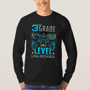 3rd Grade Level Unlocked Back To School 3rd Grade T-Shirt