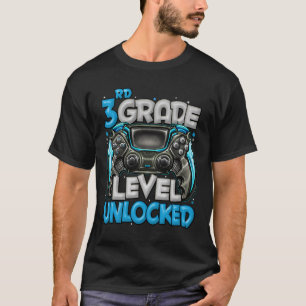 3rd Grade Level Unlocked Game On 3rd Grade Back To T-Shirt