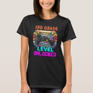 3rd Grade Level Unlocked Game On 3rd Grade Back To T-Shirt