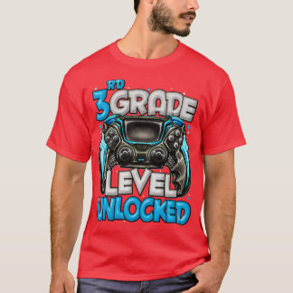3rd Grade Level Unlocked Game On 3rd Grade Back To T-Shirt