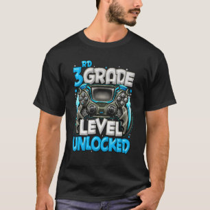 3rd Grade Level Unlocked Game On 3rd Grade Back To T-Shirt