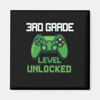 3rd Grade Level Unlocked Gamer Ck To School Boys G Magnet
