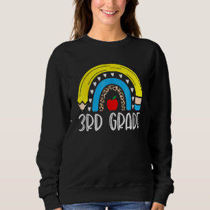 3rd Grade Rainbow Kids Teachers Field Day 2022 Bac Sweatshirt