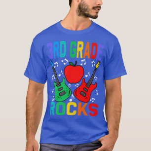 3rd Grade Rocks Back To School Guitar Premium T-Shirt