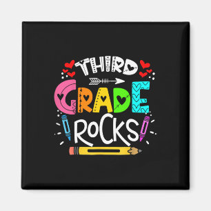 3rd Grade Rocks Third Grade Rock Ck To School Magnet