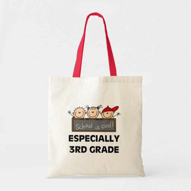 3rd Grade School is Cool Tshirts and Gifts Tote Bag (Front)