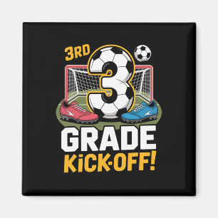 3rd Grade Soccer Kickoff Ck To School Kids Third B Magnet