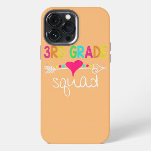 3rd Grade Squad Back To School Teacher Student iPhone 13 Pro Max Case