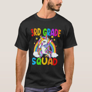 3Rd Grade Squad Dabbing Unicorn Back To School Boy T-Shirt