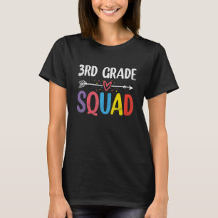 3rd Grade Squad First Day Of School Boys Girls Te T-Shirt