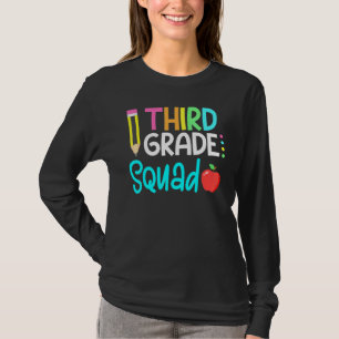 3rd Grade Squad Team Crew Back School Graduation T T-Shirt