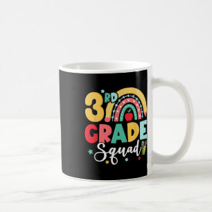 3rd Grade Squad Team Fun Back To School Girls Boys Coffee Mug
