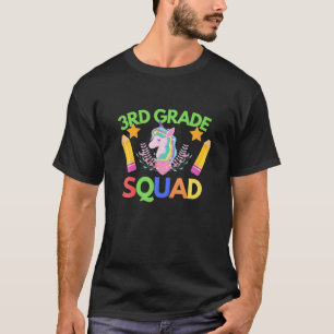 3Rd Grade Squad Third First Day Of School Teacher T-Shirt