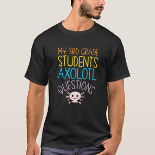 3Rd Grade Teacher Appreciation I Axolotl Questions T-Shirt