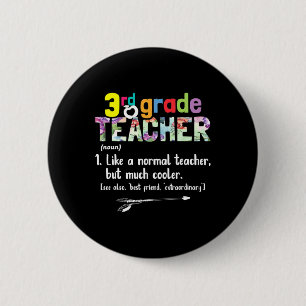 3rd Grade Teacher Ck To School Gift 3rd Grade Teac 6 Cm Round Badge
