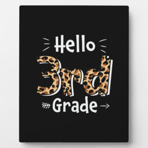 3rd Grade Teacher Hello Third Grade Plaque