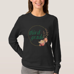 3rd Grade Teacher Student 3rd Grade Squad Crew Tea T-Shirt