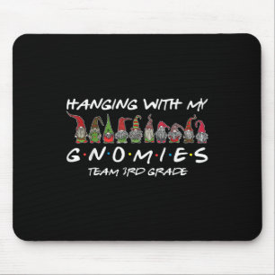 3rd Grade Team Gnomies Matching Back To School Tea Mouse Pad