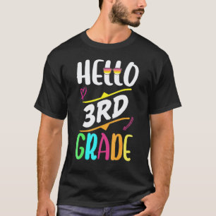 3rd grade team Hello third grade teacher boys girl T-Shirt