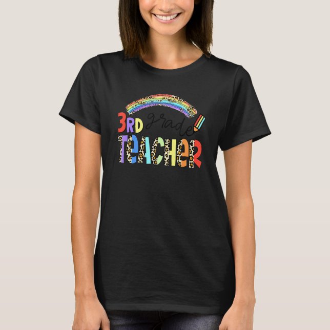 3rd Grade Team Third Grade Back To School Teacher  T-Shirt (Front)