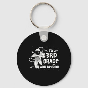 3rd Grade Tee Ck To School Spaceman Space Lovers Key Ring