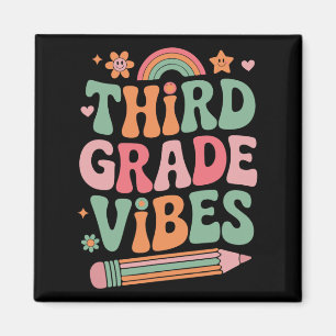 3rd Grade Vibes Back To School Look For Kid And Te Magnet