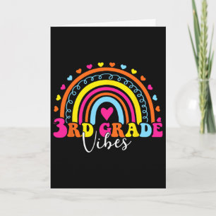 3rd Grade Vibes Ck To School Retro 5th Grade Teach Card
