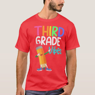 3rd Grade Vibes Student Teacher Back To School Boy T-Shirt