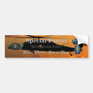 3rd group special forces veterans vets SF SFG Bumper Sticker