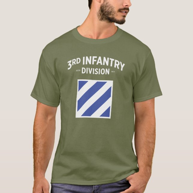 3rd Infantry Division Badge T-Shirt (Front)