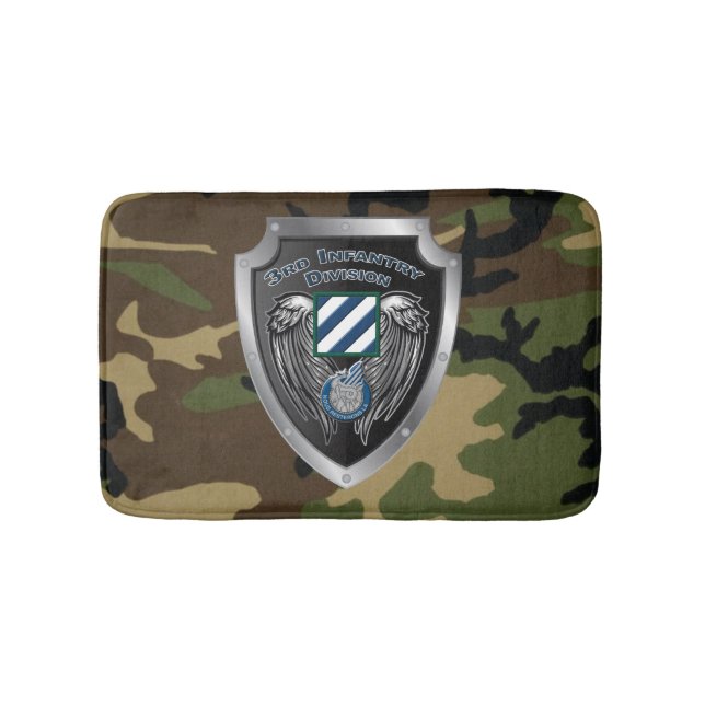 3rd Infantry Division Bath Mat (Front)