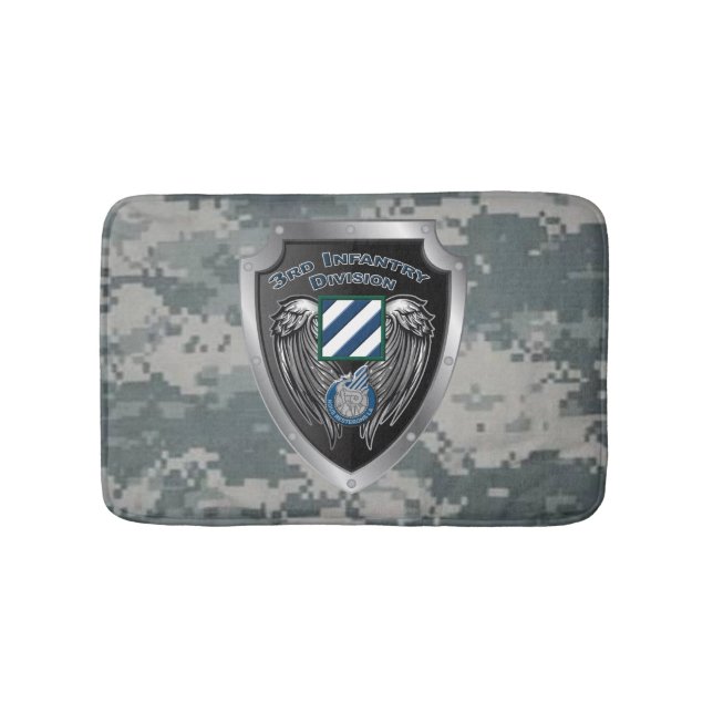 3rd Infantry Division Bath Mat (Front)
