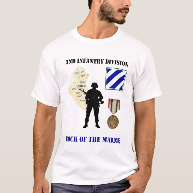 3rd Infantry Division Iraq War Vet Shirt (Front)