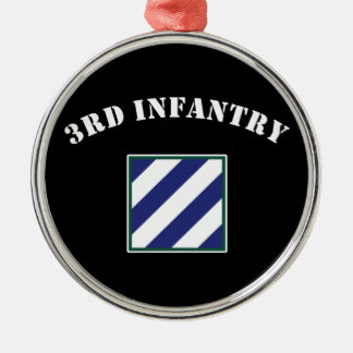 3rd Infantry Division Metal Tree Decoration